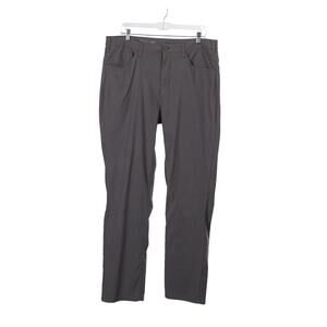 Eddie Bauer Pants Men Size 36x30 Gray Nylon Blend Stretch Slim Fit Casual